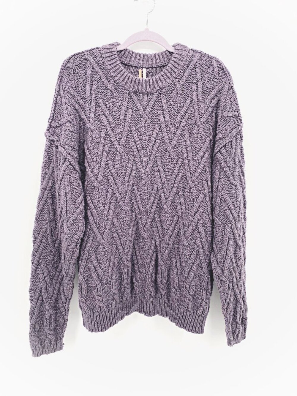 Free People Isla Cable Stitch Tunic Sweater
